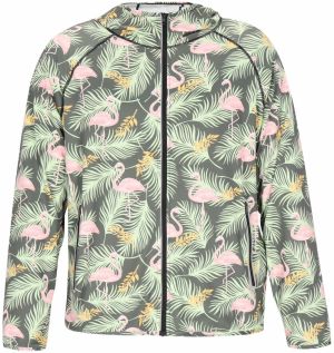 Reiswood Prechodná bunda  antracitová / svetlozelená / oranžová / ružová