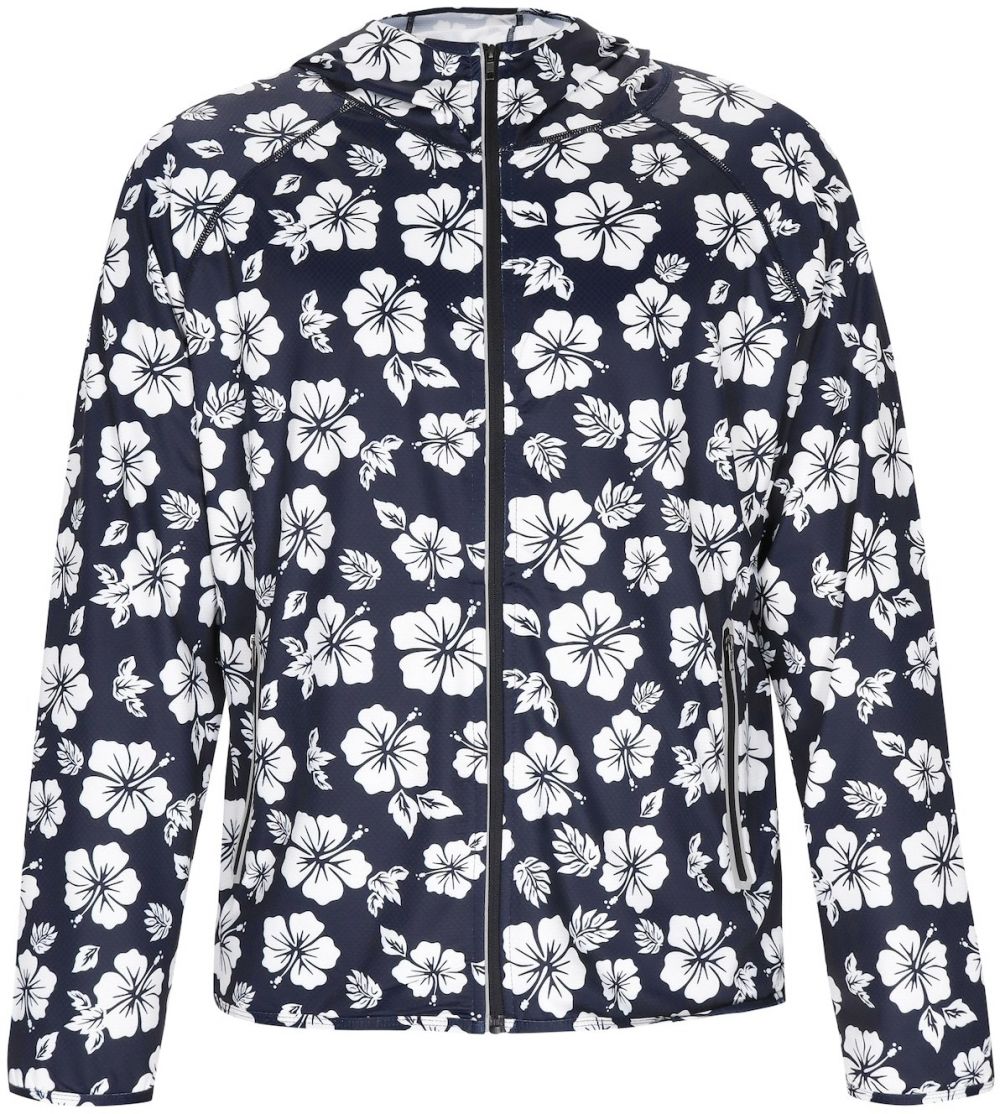 Reiswood Prechodná bunda 'Outwear'  námornícka modrá / biela