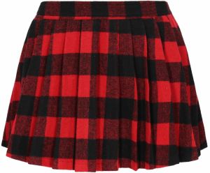 myMo ROCKS Sukňa  červená / čierna
