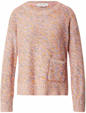 WHITE STUFF Sveter 'VICTORIA'  kráľovská modrá / oranžová / ružová