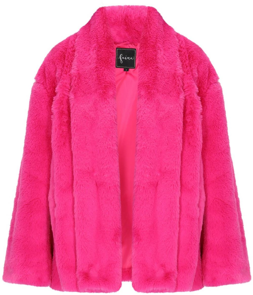 faina Zimná bunda 'Fashion Look'  ružová
