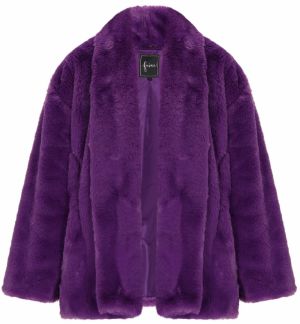 faina Zimná bunda 'Fashion Look'  tmavofialová