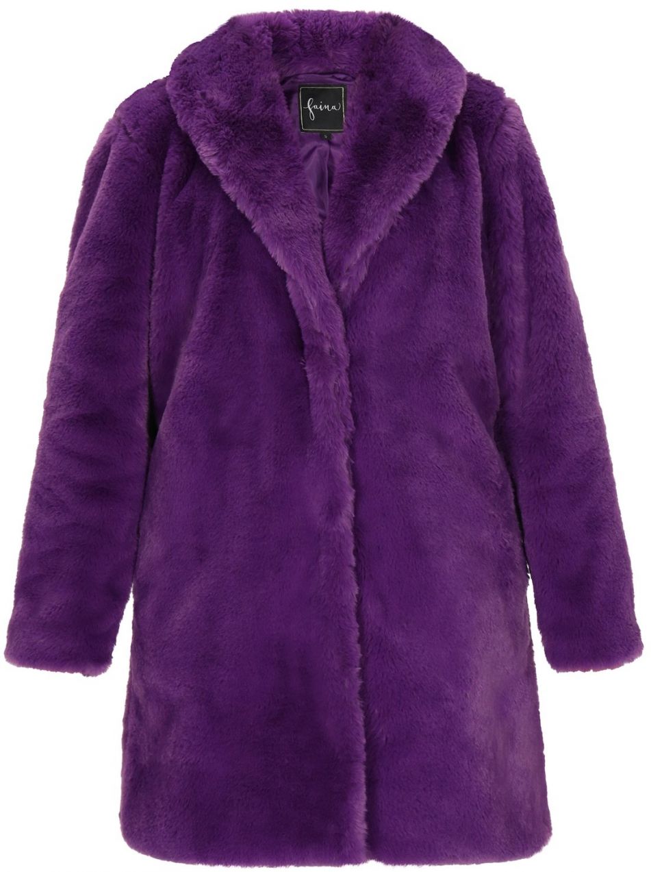 faina Zimný kabát 'Fashion Look'  fialová