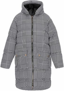 faina Prechodný kabát  čierna / biela