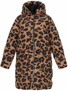 faina Zimný kabát  hnedá / čierna