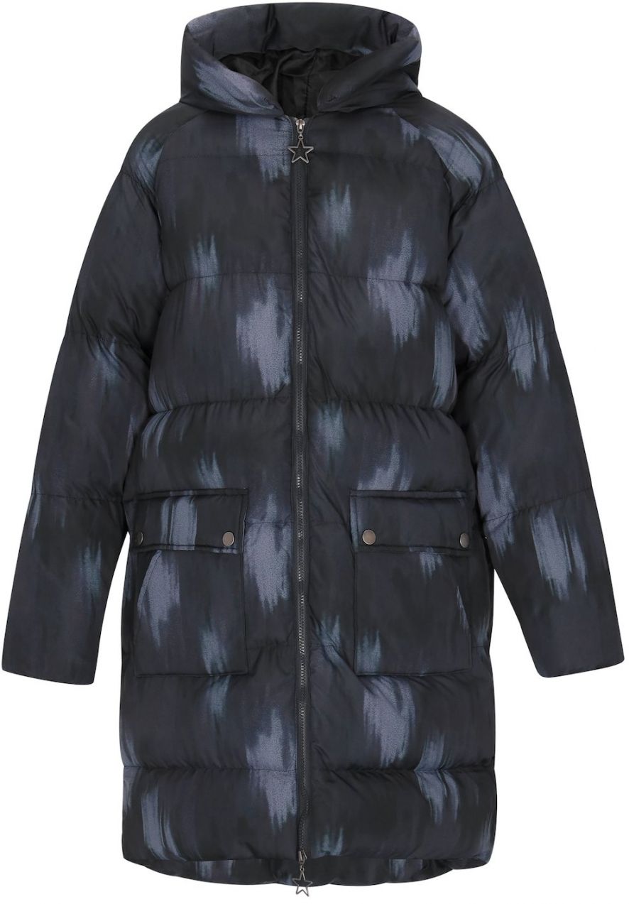 myMo ROCKS Prechodný kabát  modrosivá / antracitová