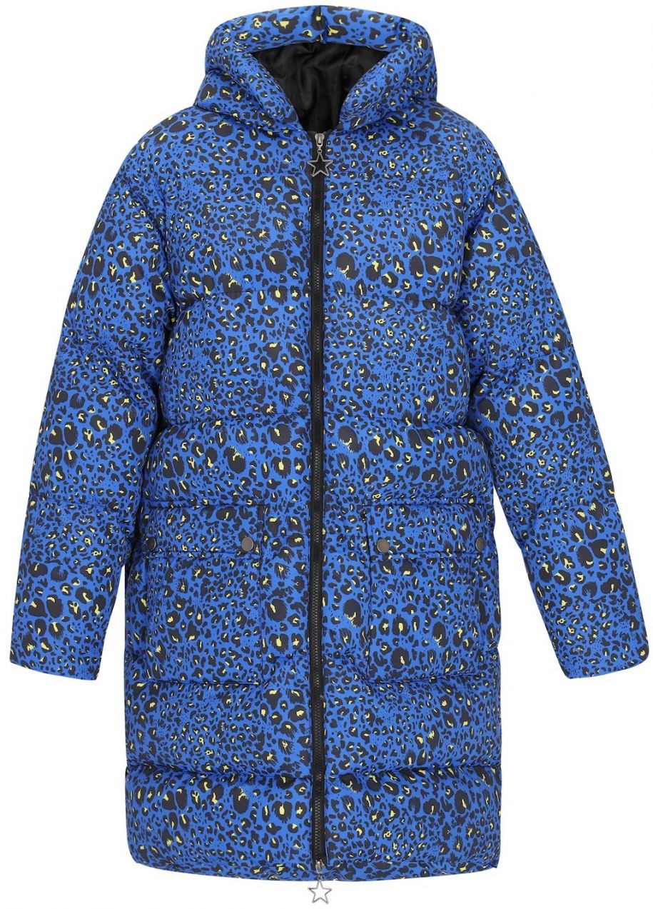 myMo ROCKS Prechodný kabát  modrá / žltá / čierna