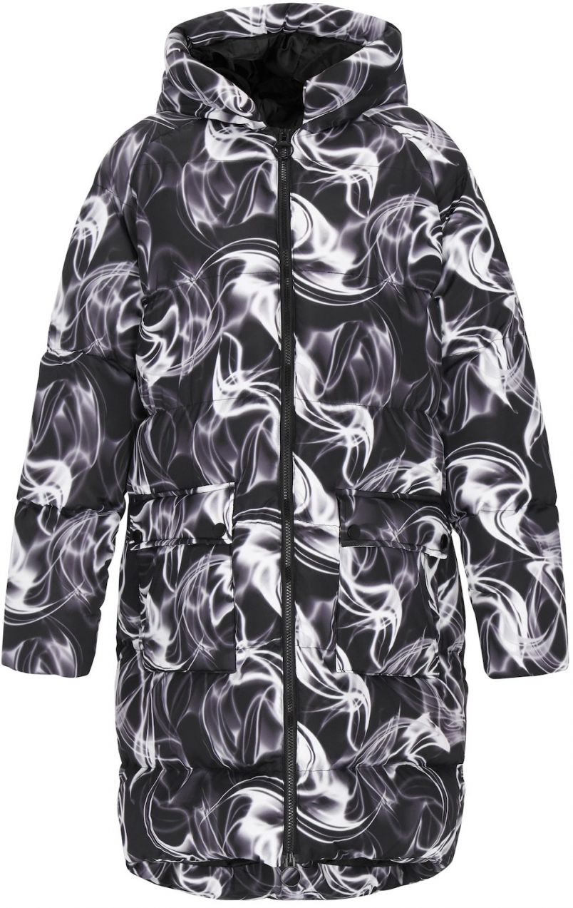 myMo ATHLSR Prechodný kabát  čierna / biela