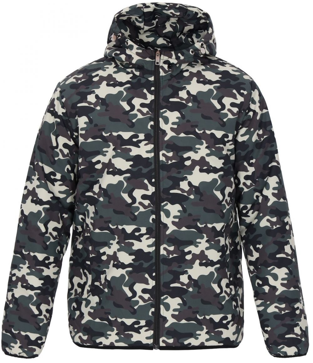 MO Prechodná bunda  zelená / čierna / biela