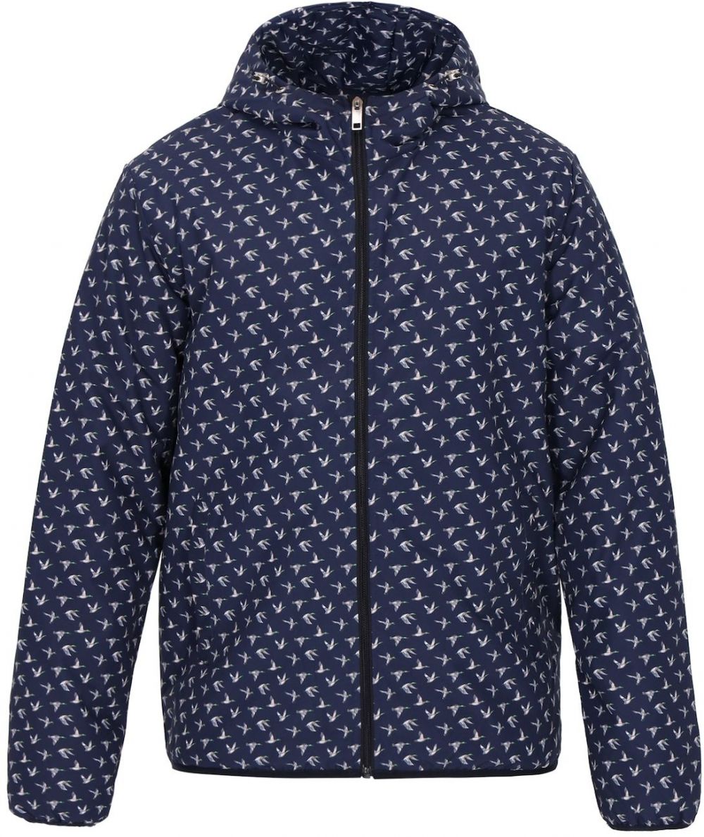 MO Prechodná bunda  námornícka modrá / biela