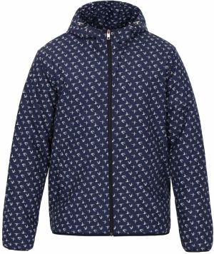 MO Prechodná bunda  námornícka modrá / biela