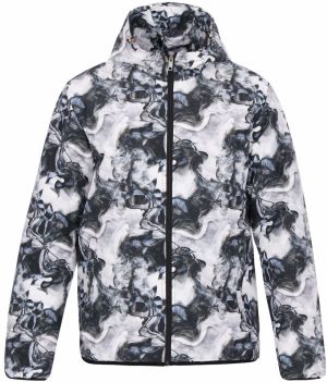 MO Prechodná bunda  sivá / biela