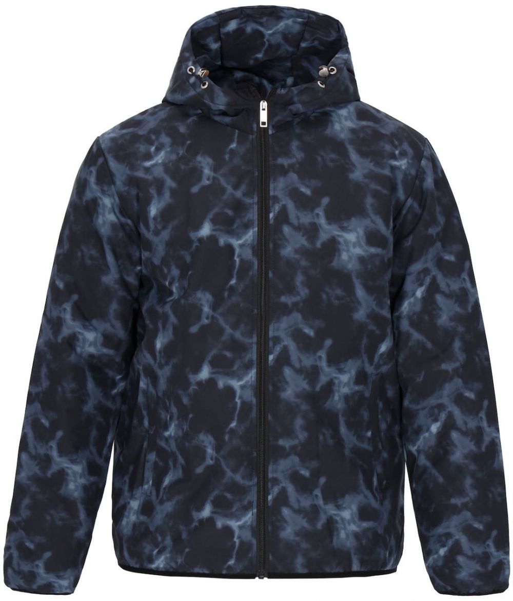 MO Prechodná bunda  modrá / čierna