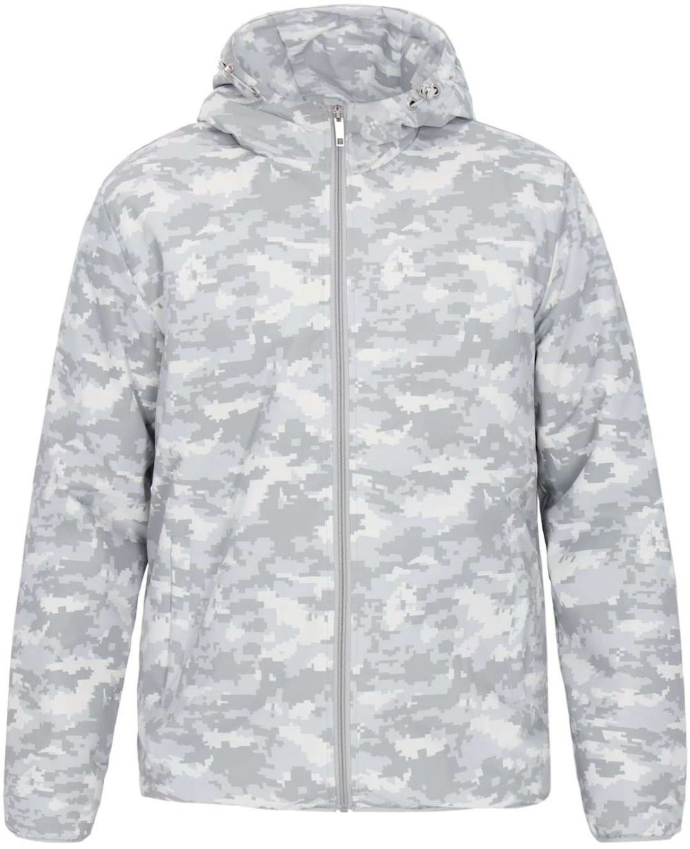 MO Prechodná bunda  sivá / biela