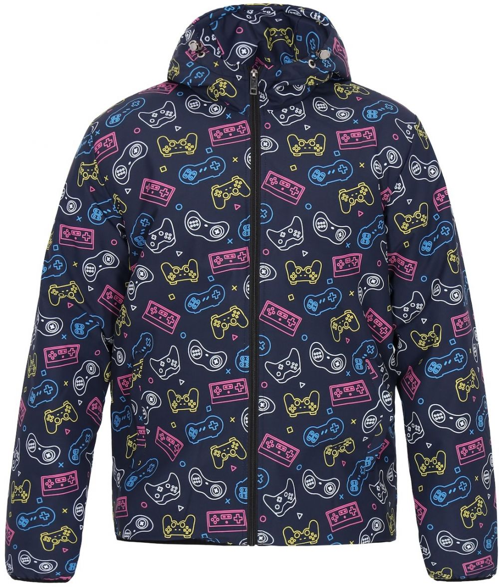 MO Prechodná bunda  modrá / žltá / červená / čierna