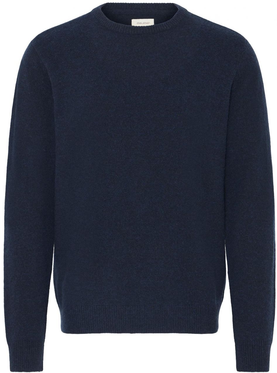 BLEND Sveter 'Branko'  tmavomodrá
