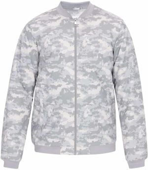 MO Prechodná bunda  sivá / svetlosivá / šedobiela