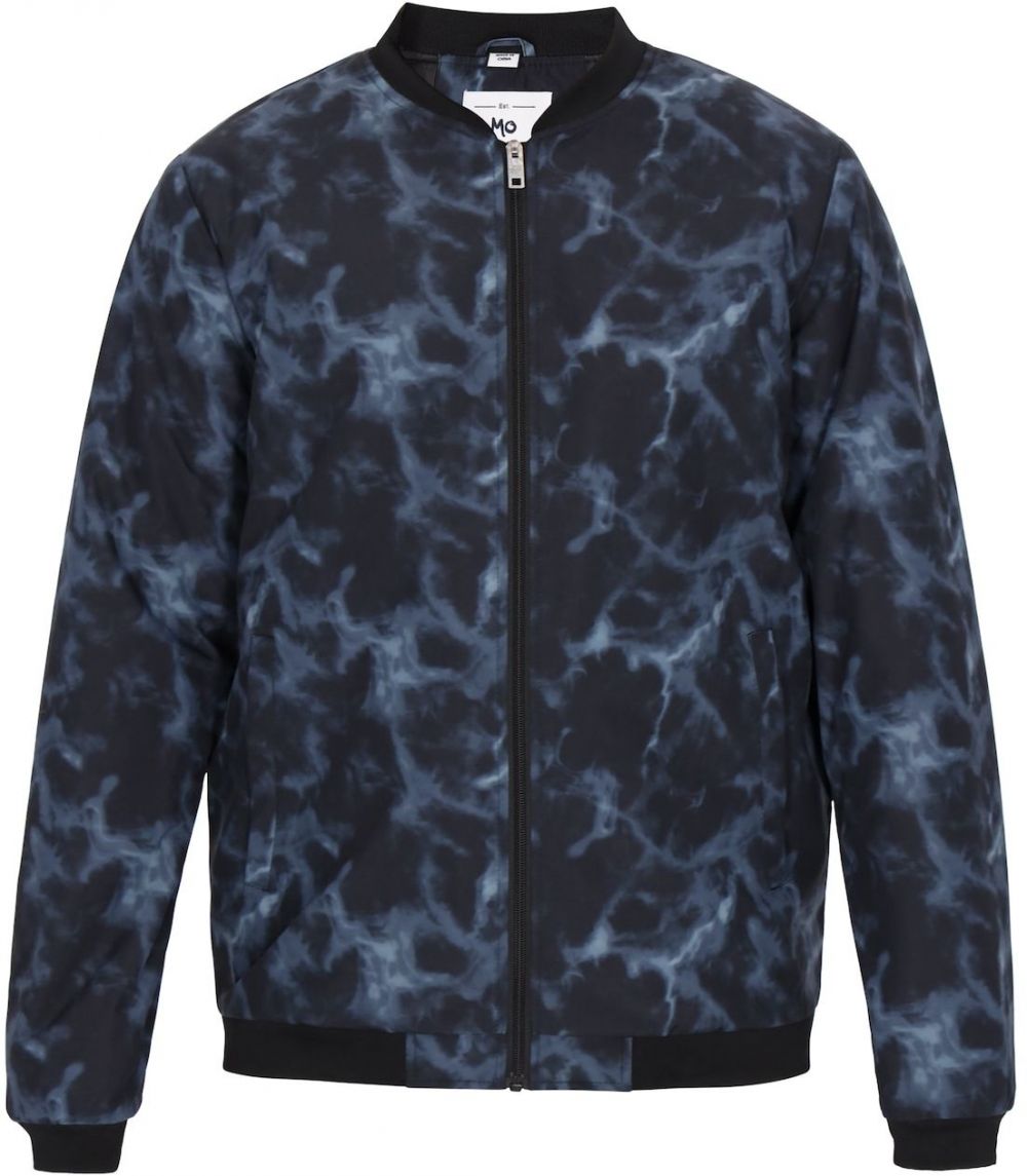 MO Prechodná bunda  modrá / čierna