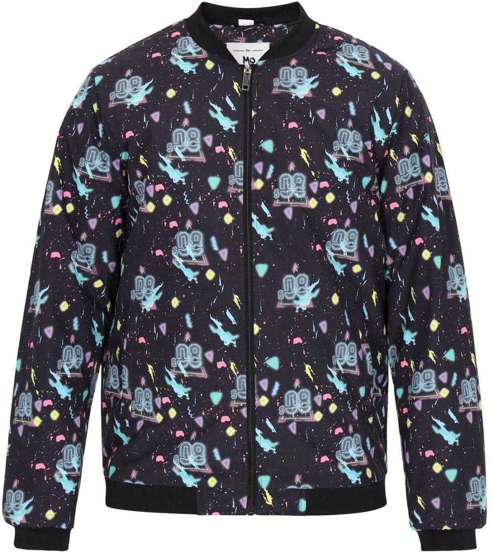 MO Prechodná bunda  zmiešané farby / čierna