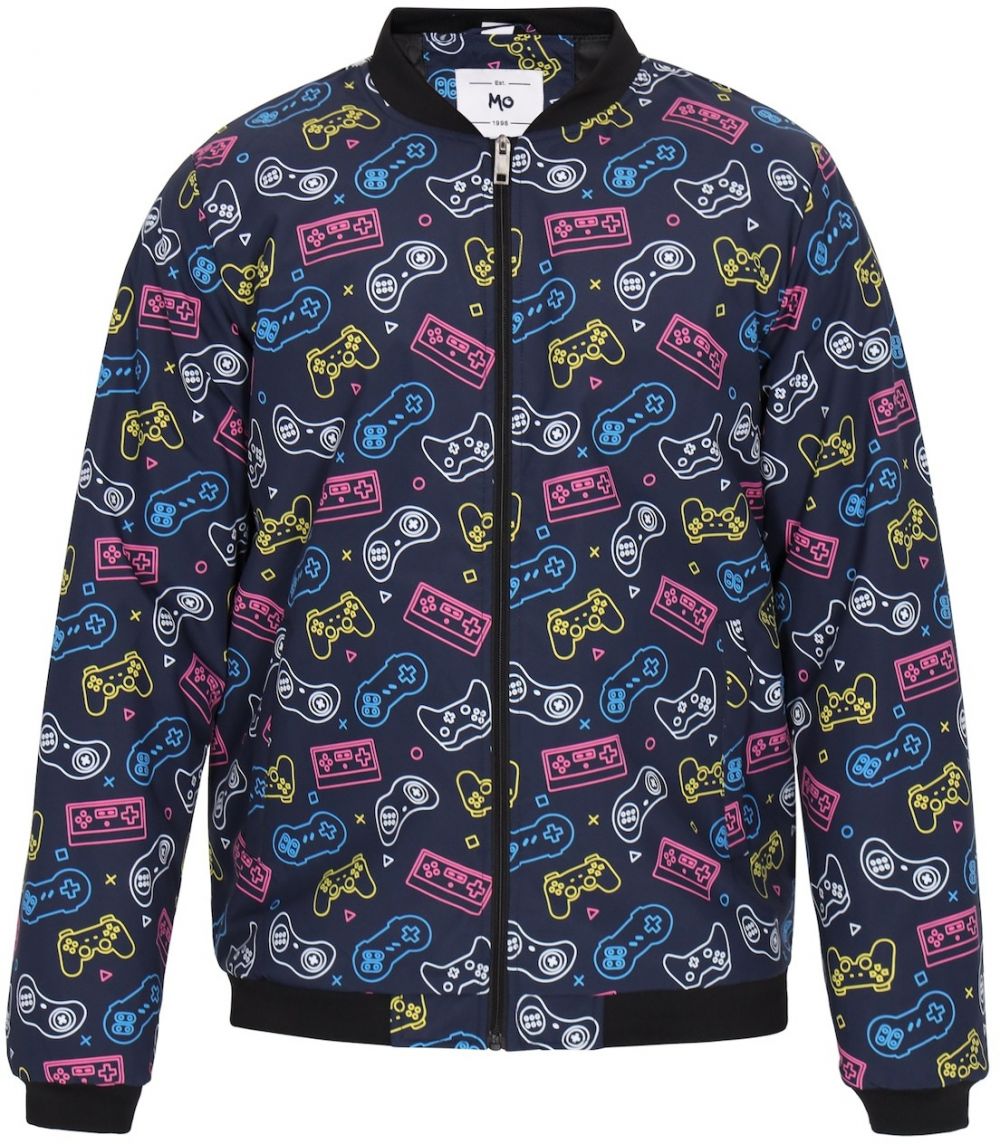 MO Prechodná bunda  zmiešané farby / čierna