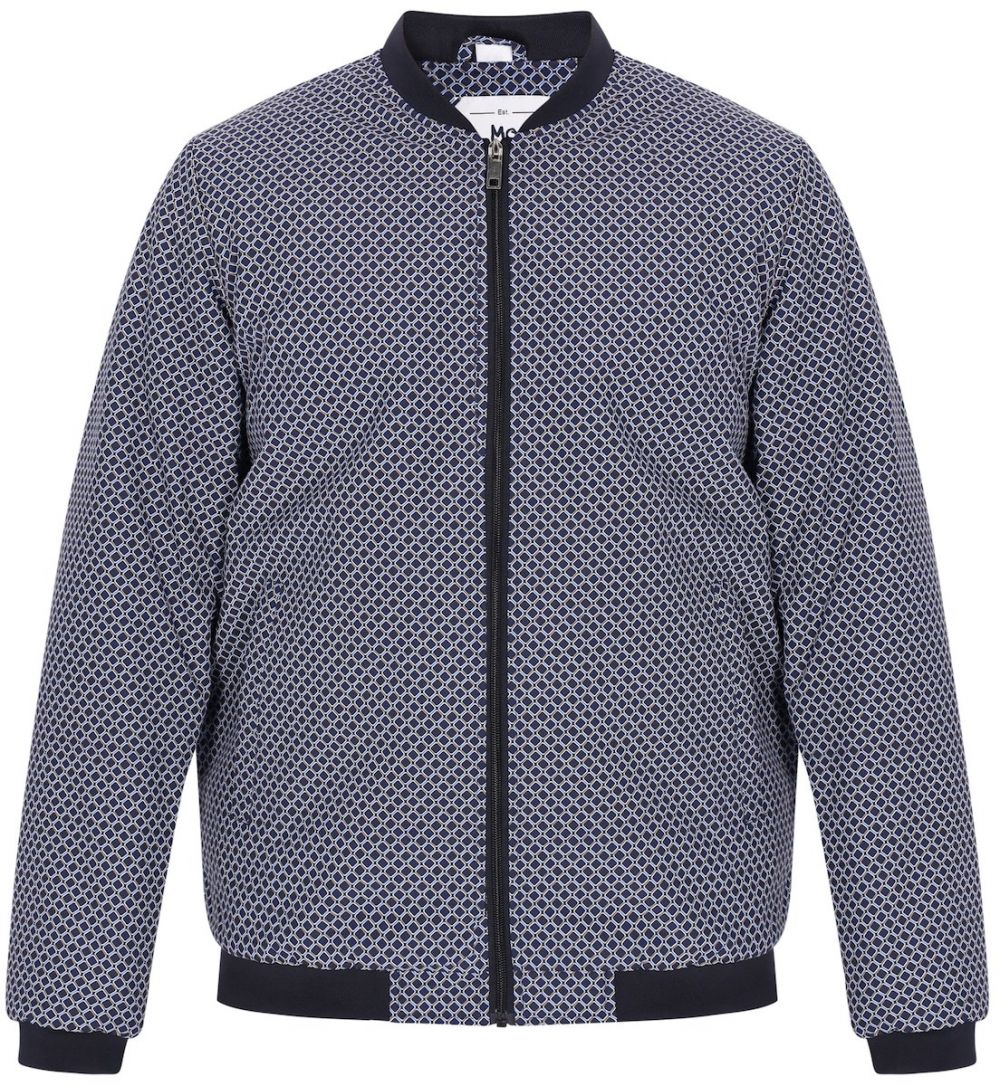 MO Prechodná bunda  námornícka modrá / biela