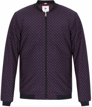 MO Prechodná bunda  námornícka modrá / červená