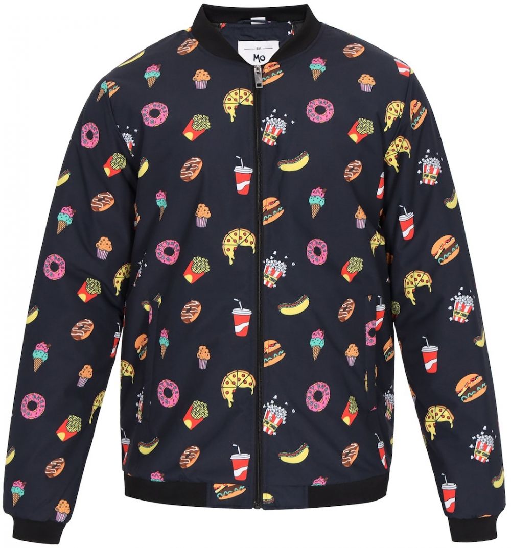 MO Prechodná bunda  žltá / ružová / čierna