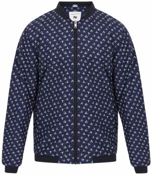 MO Prechodná bunda  námornícka modrá / biela