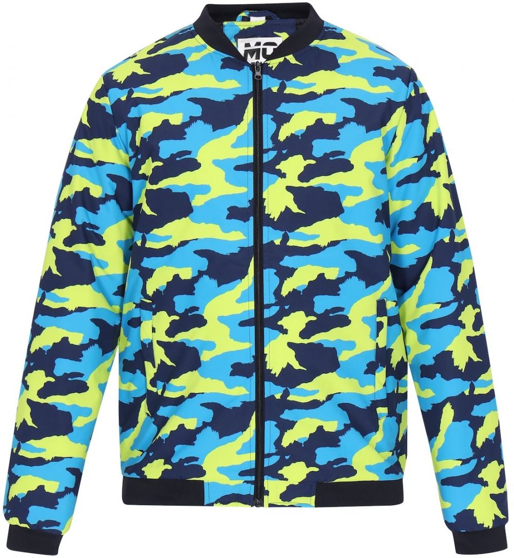 Mo ATHLSR Prechodná bunda  modrá / vodová / limetová