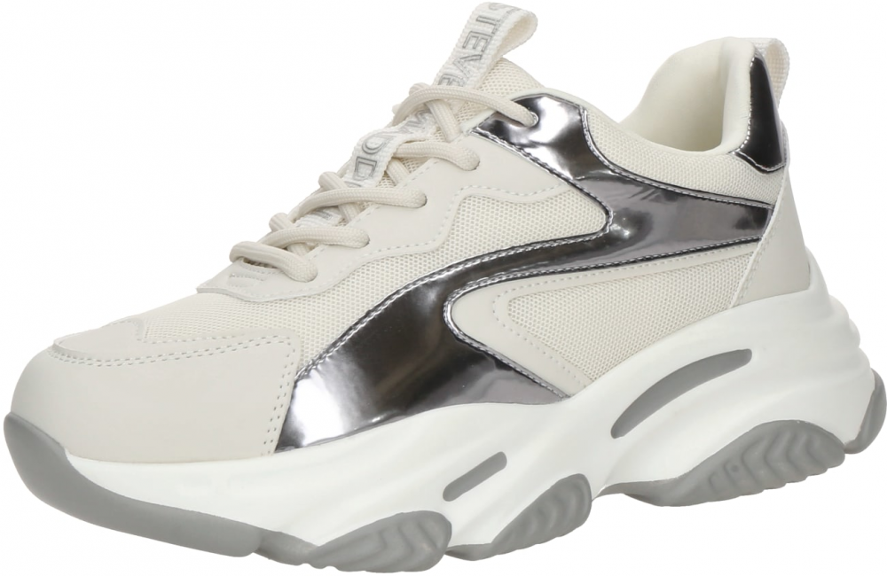 STEVE MADDEN Nízke tenisky 'Acers'  nebielená / striebornosivá