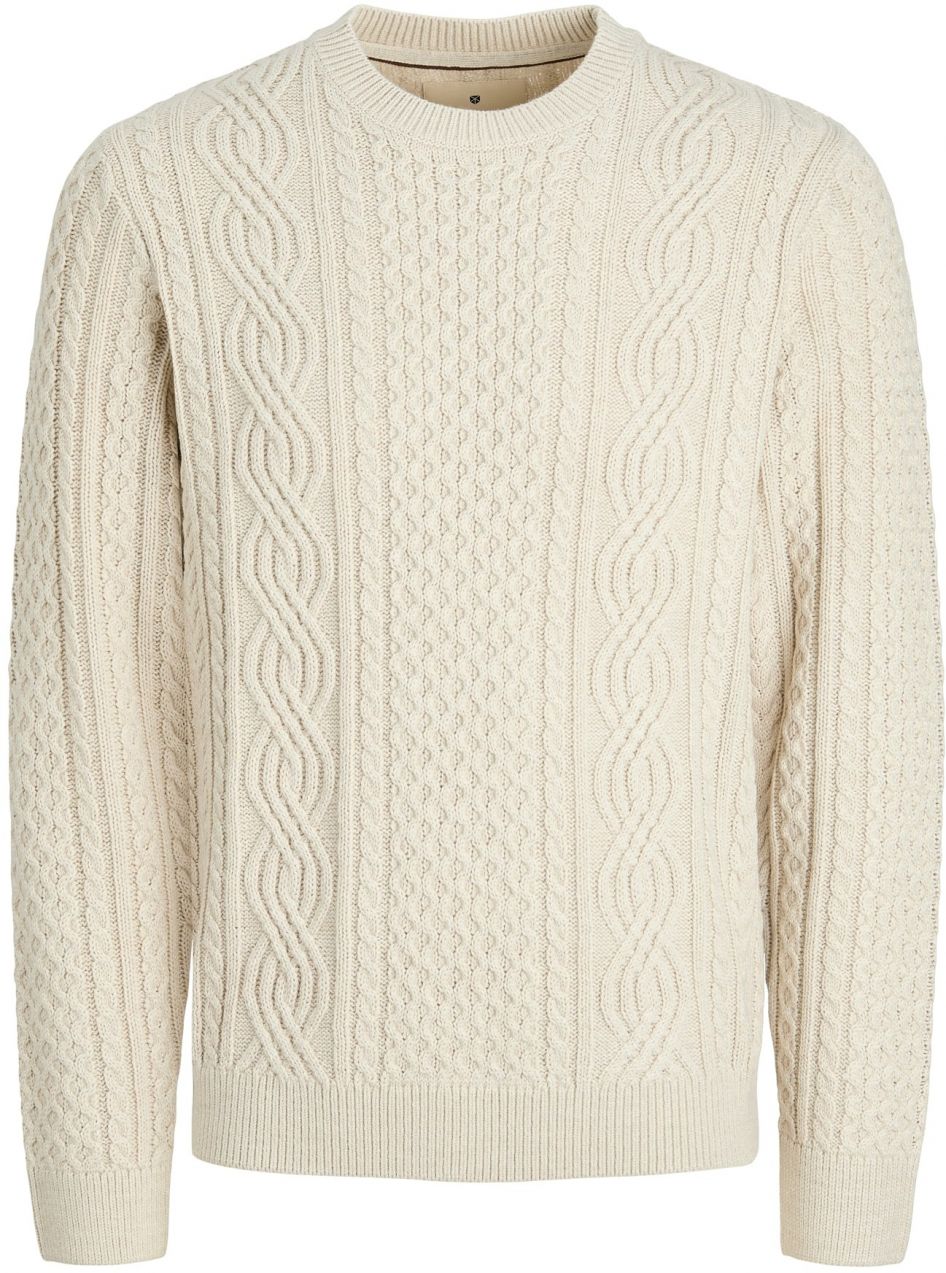 Jack & Jones Premium Sveter 'JPRBLUsean'  svetlobéžová