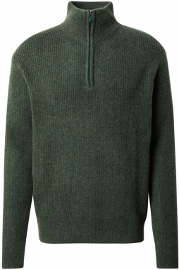 INDICODE JEANS Sveter 'Bertram'  olivová