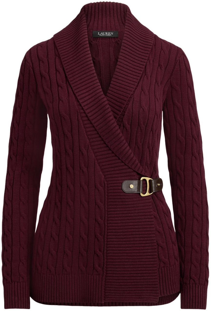 Lauren Ralph Lauren Kardigán 'DONATO'  bordová