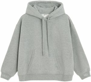 NoWear Tepláková bunda  sivá melírovaná