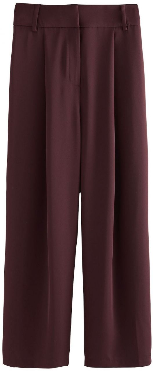 Next Plisované nohavice  burgundská