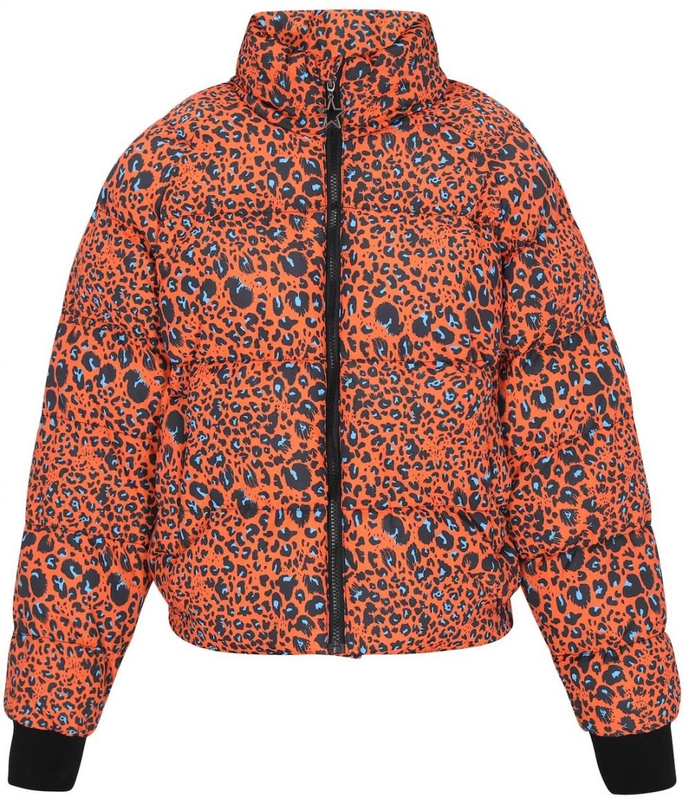 myMo ROCKS Zimná bunda  svetlomodrá / oranžová / čierna