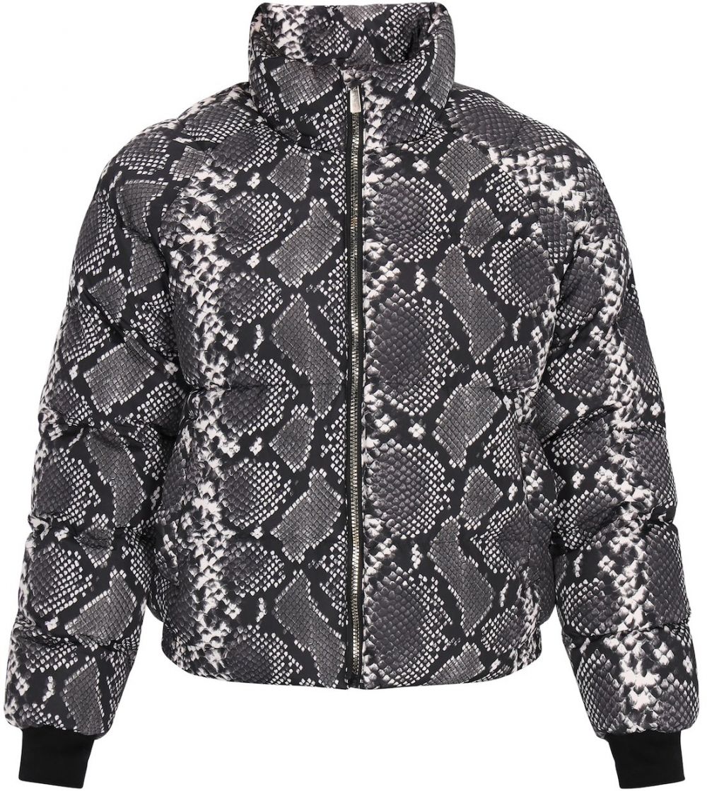 faina Prechodná bunda  sivá / čierna / biela