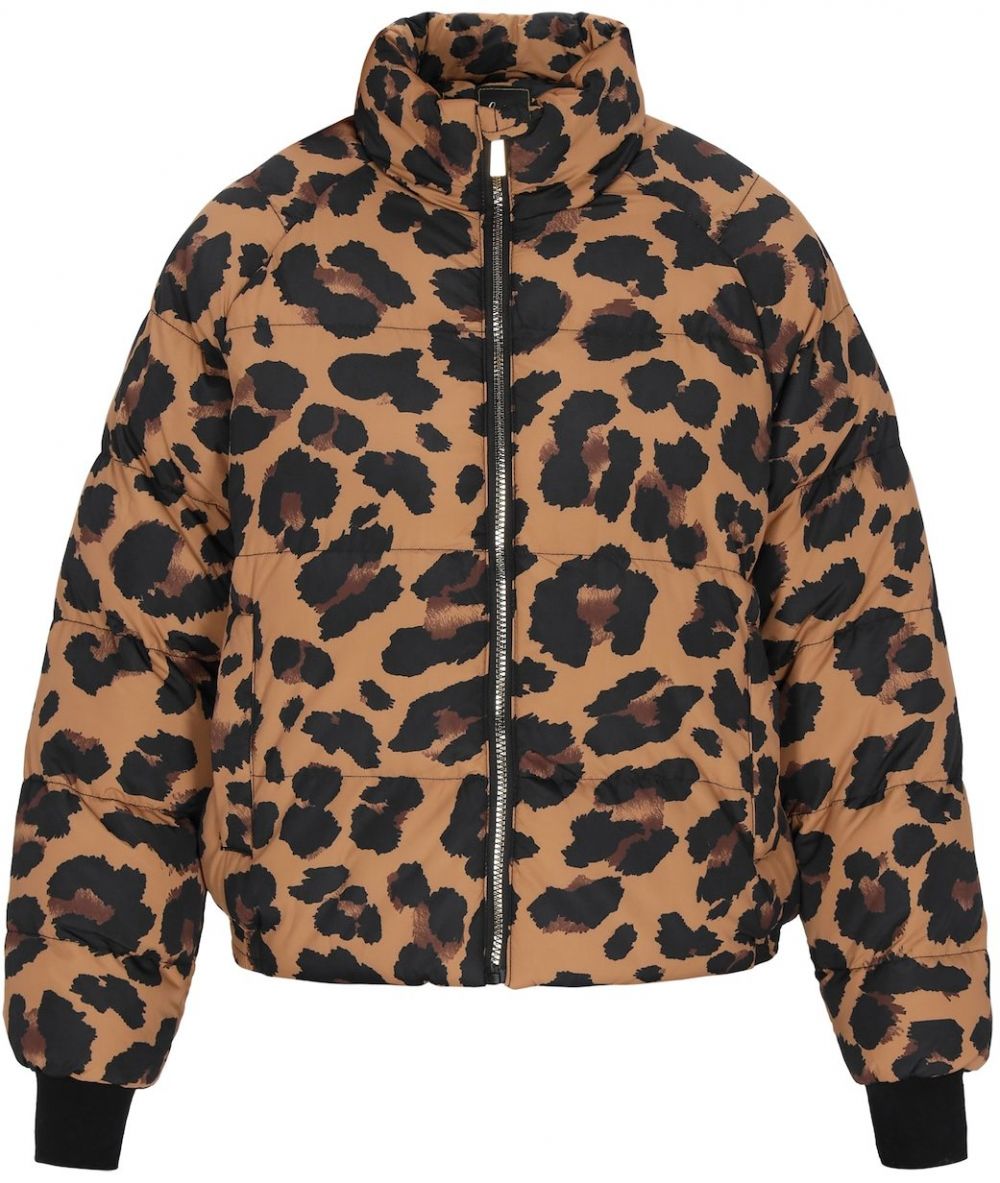 faina Zimná bunda  hnedá / tmavohnedá / čierna