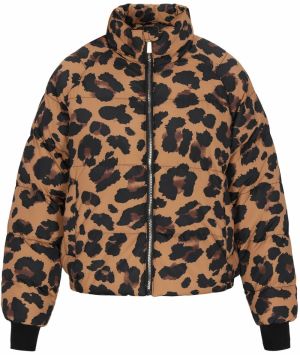 faina Zimná bunda  hnedá / tmavohnedá / čierna