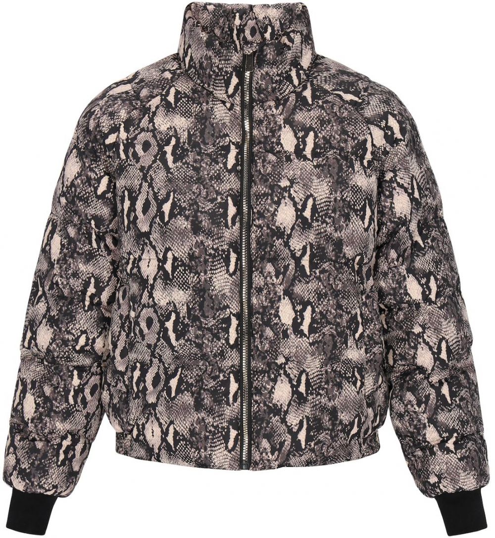 faina Zimná bunda  svetlohnedá / sivá / čierna