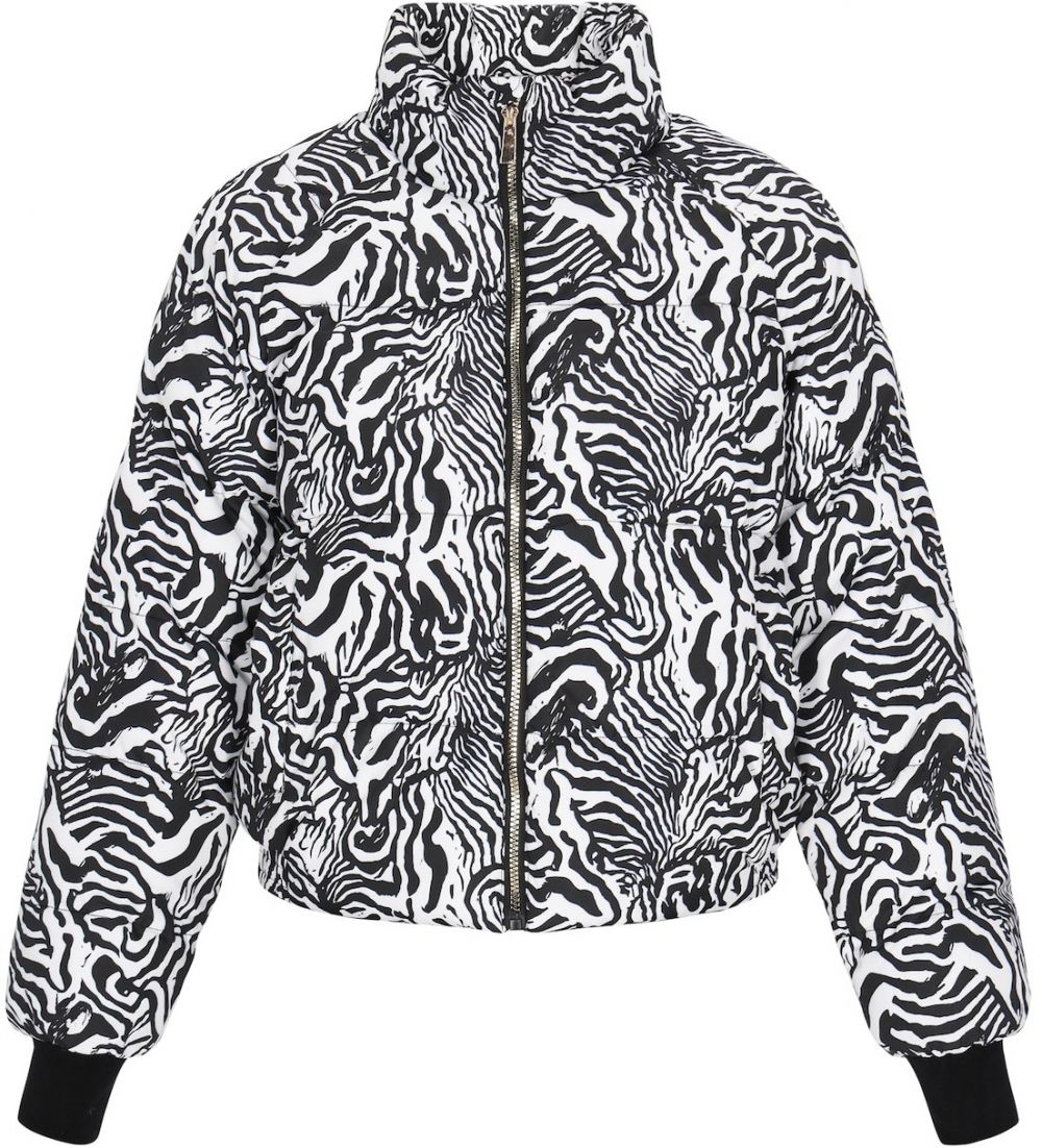 faina Zimná bunda  čierna / biela