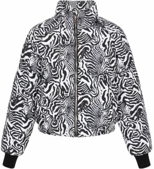 faina Zimná bunda  čierna / biela