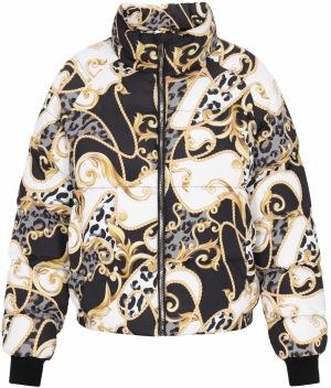 faina Zimná bunda  zlatá / sivá / čierna / biela