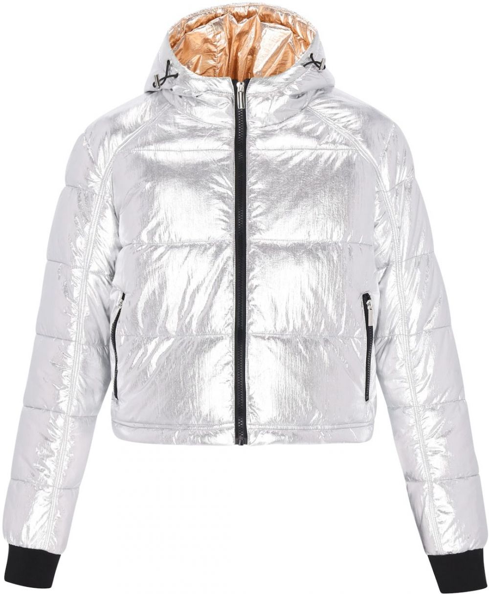 faina Zimná bunda  zlatá / čierna / strieborná