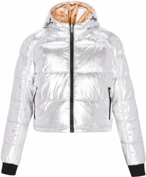 faina Zimná bunda  zlatá / čierna / strieborná