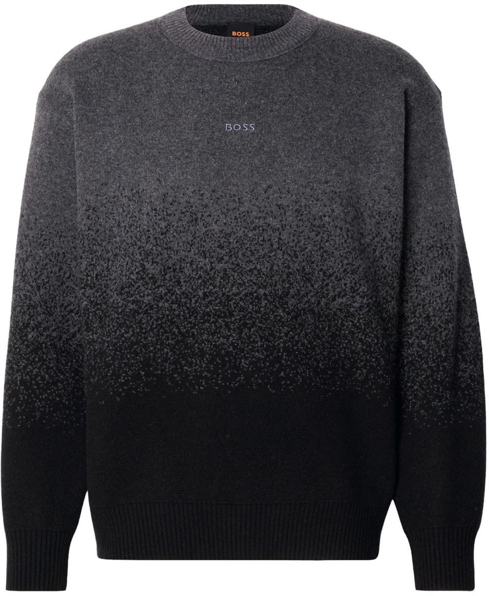 BOSS Sveter 'Kalbrush'  tmavosivá / čierna