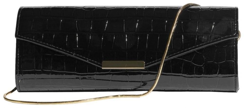 Lipsy Listová kabelka  čierna