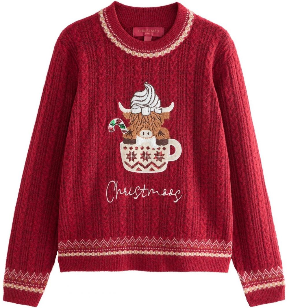 Next Sveter  červená