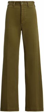 Polo Ralph Lauren Nohavice s pukmi  olivová