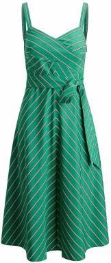 Lauren Ralph Lauren Letné šaty '70S'  limetová / čierna / biela